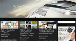 Desktop Screenshot of myowndesigns.info